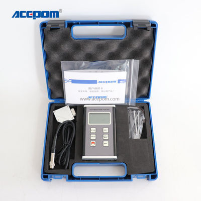 3D vibrometer VM-6380 velocity acceleration displacement simultaneously displayed and measured
