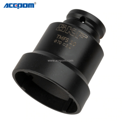 Axial lock nut socket TMFS 10 providing with a zinc flake coating to assure corrosion protection