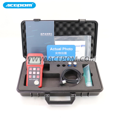ACEPOM900 metal plastic ceramic glass digital corrosion ultrasonic thickness gauge