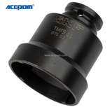 Axial lock nut socket TMFS 11 provided with a zinc flake coating to assure corrosion protection