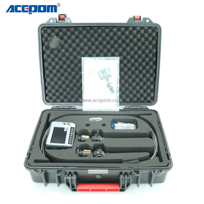 Two-way Industrial Endoscope ACEPOM ES180 with flexible probes and cannula