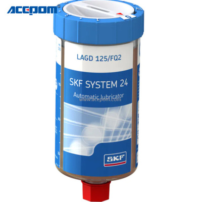 gas driven single point automatic lubricator LAGD 125/FQ2 Flexible dispense rate from 1 to 12 months