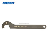 Adjustable hook spanner HNA 1-4 Designed with a long handle and thickened pivot point they can gener