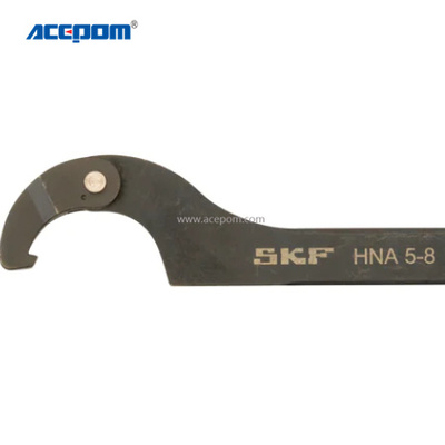 Adjustable hook spanner set HNA5-8 Drilled hole for easy storage size 5-8