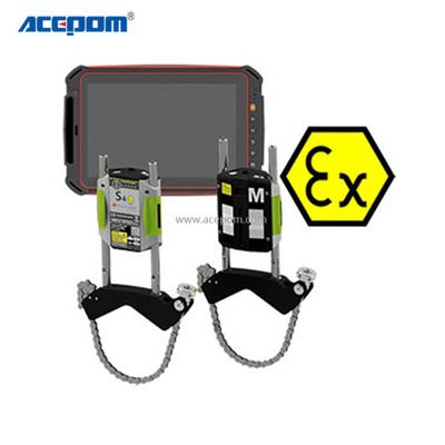 Anti-riot shaft alignment tool Fixturlaser EXO Integrated Bluetooth for wireless communication