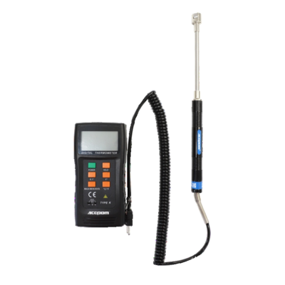 Contact thermometer ACEPOM-APT10 Contact temperature measuring range -150 to +1300°C
