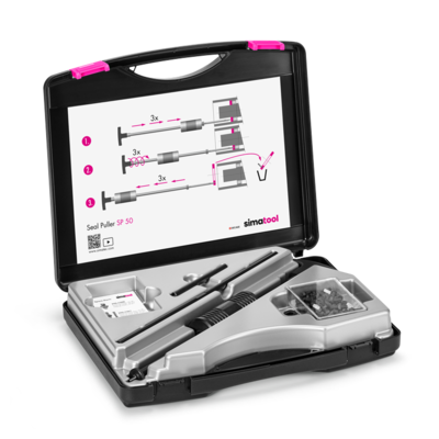 Fitting Tool set SP 50 helps with the professional removal of radial shaft seals Maintenance