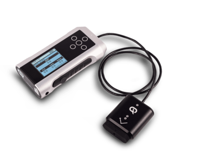 Gloss /DOI / RIQ Meter Rhopoint IQ Flex 20 measuring small and curved surfaces